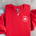 CANADIAN NO APOLOGIES Circular Crest Sweatshirt