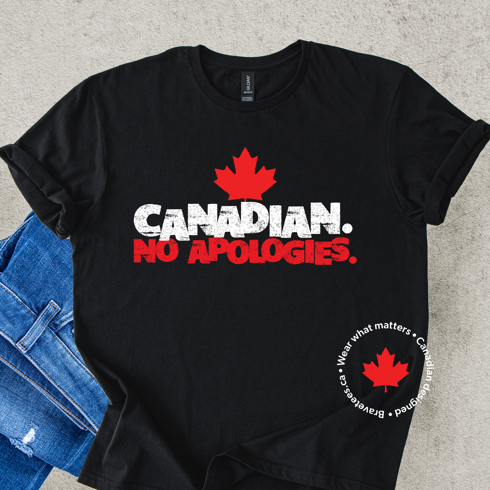CANADIAN. NO APOLOGIES. T-shirt