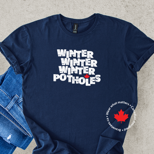 'Winter Winter Winter Potholes' Tee