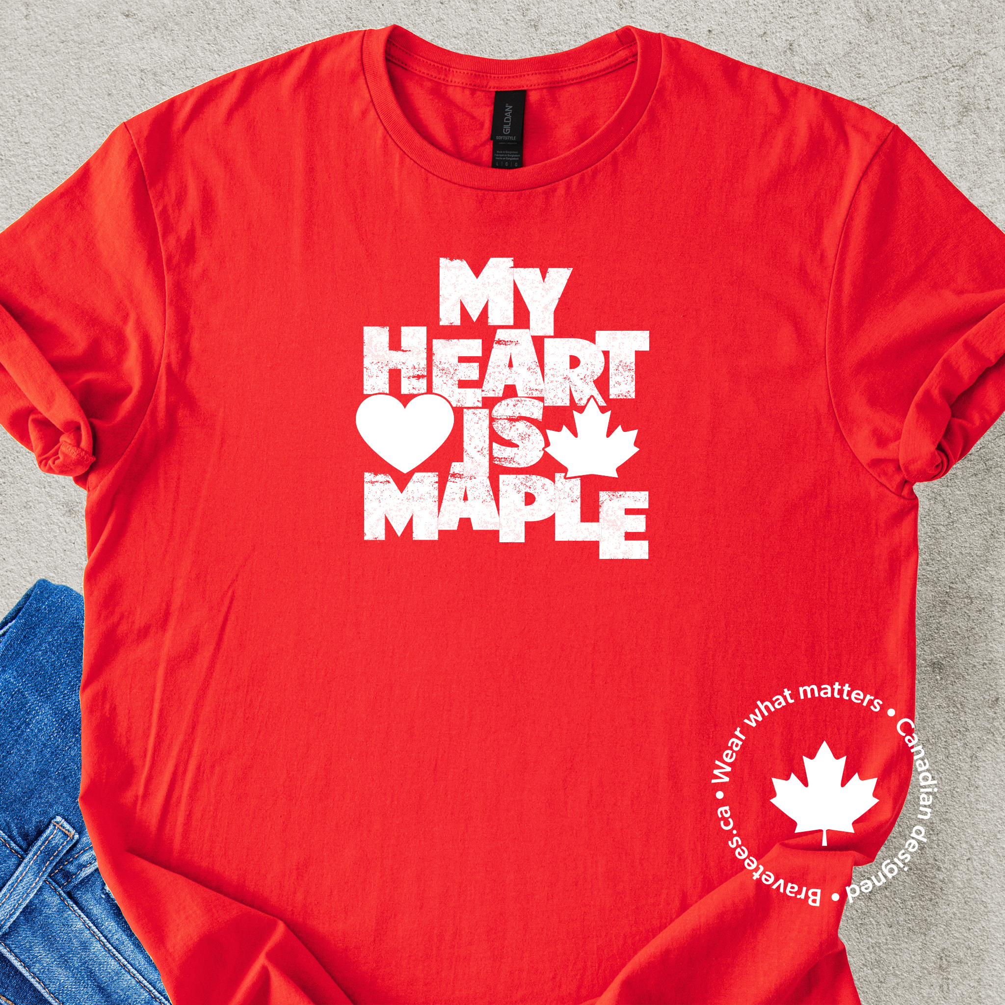 MY HEART IS MAPLE Tee