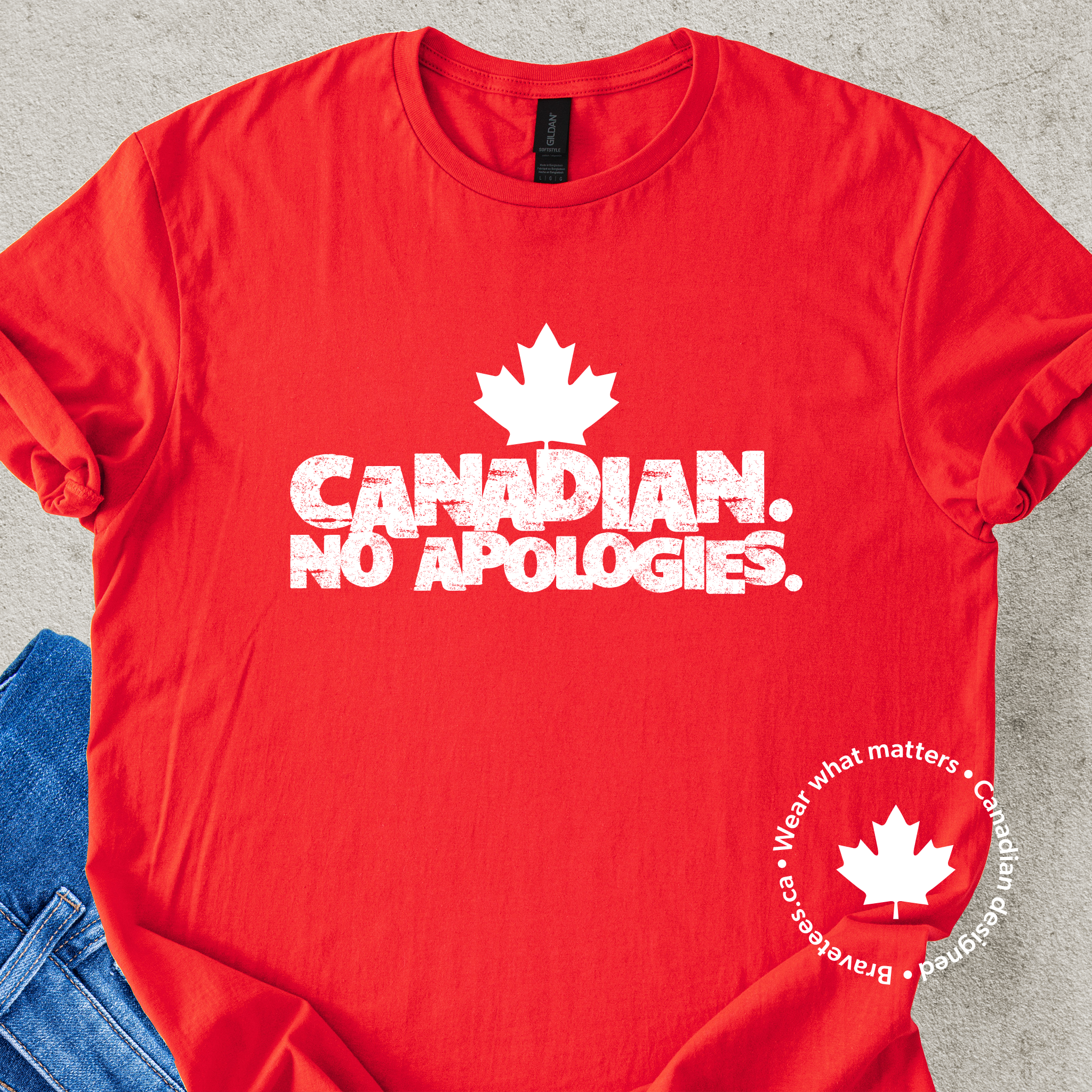 CANADIAN. NO APOLOGIES. T-shirt