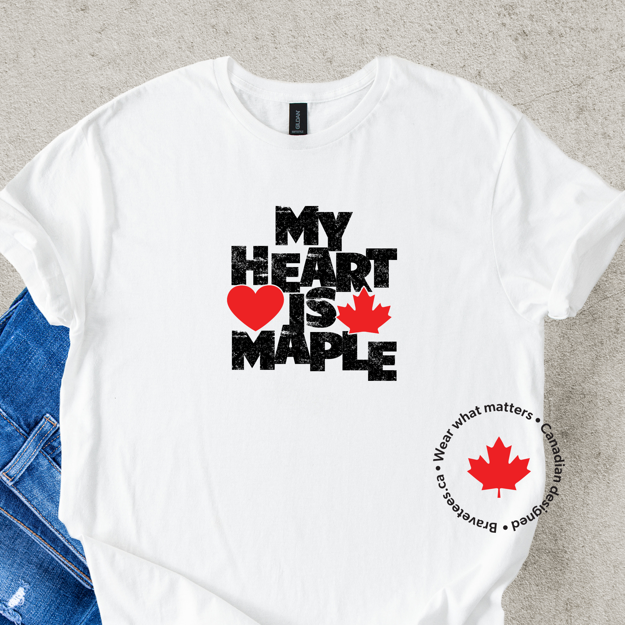 MY HEART IS MAPLE Tee