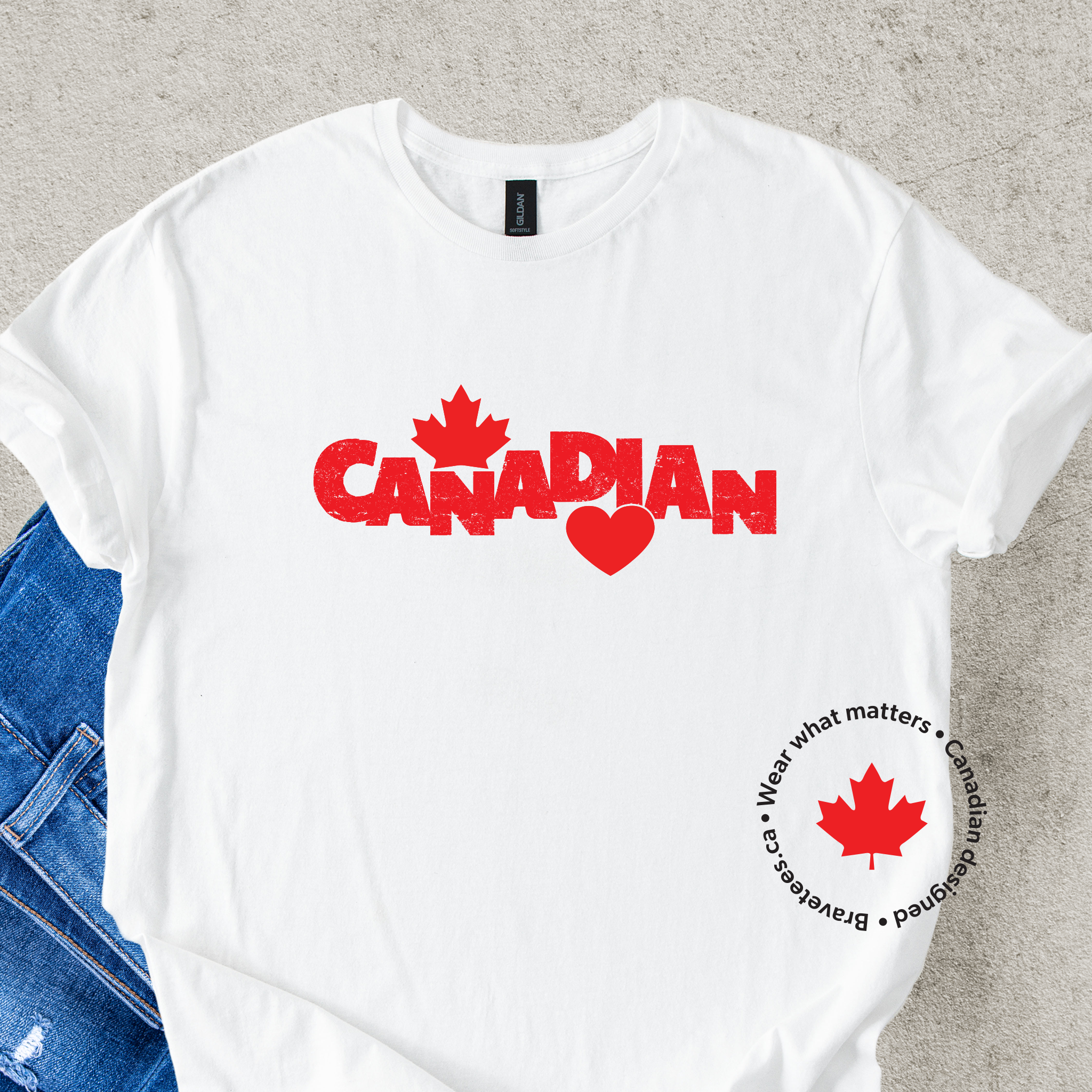 MAPLE HEART Canadian Tee
