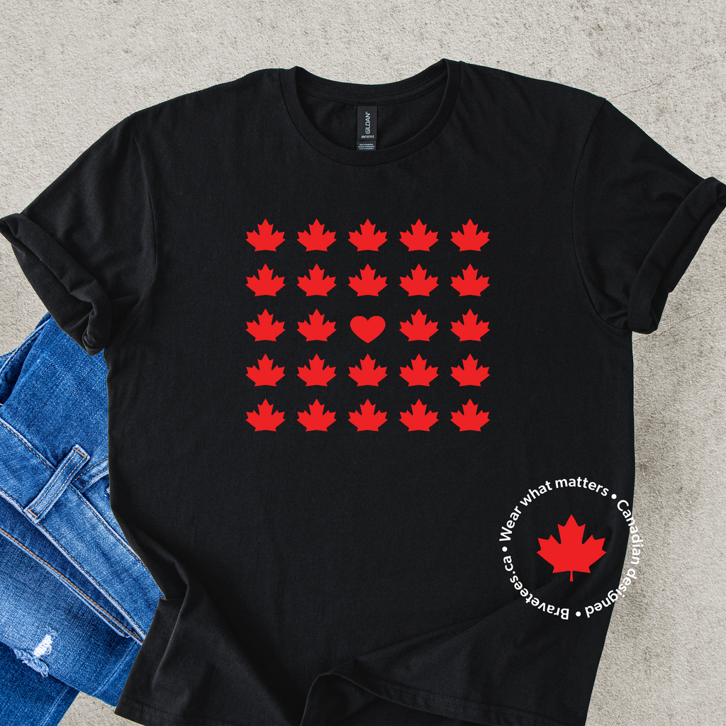 MAPLE HEART PATTERN Tee