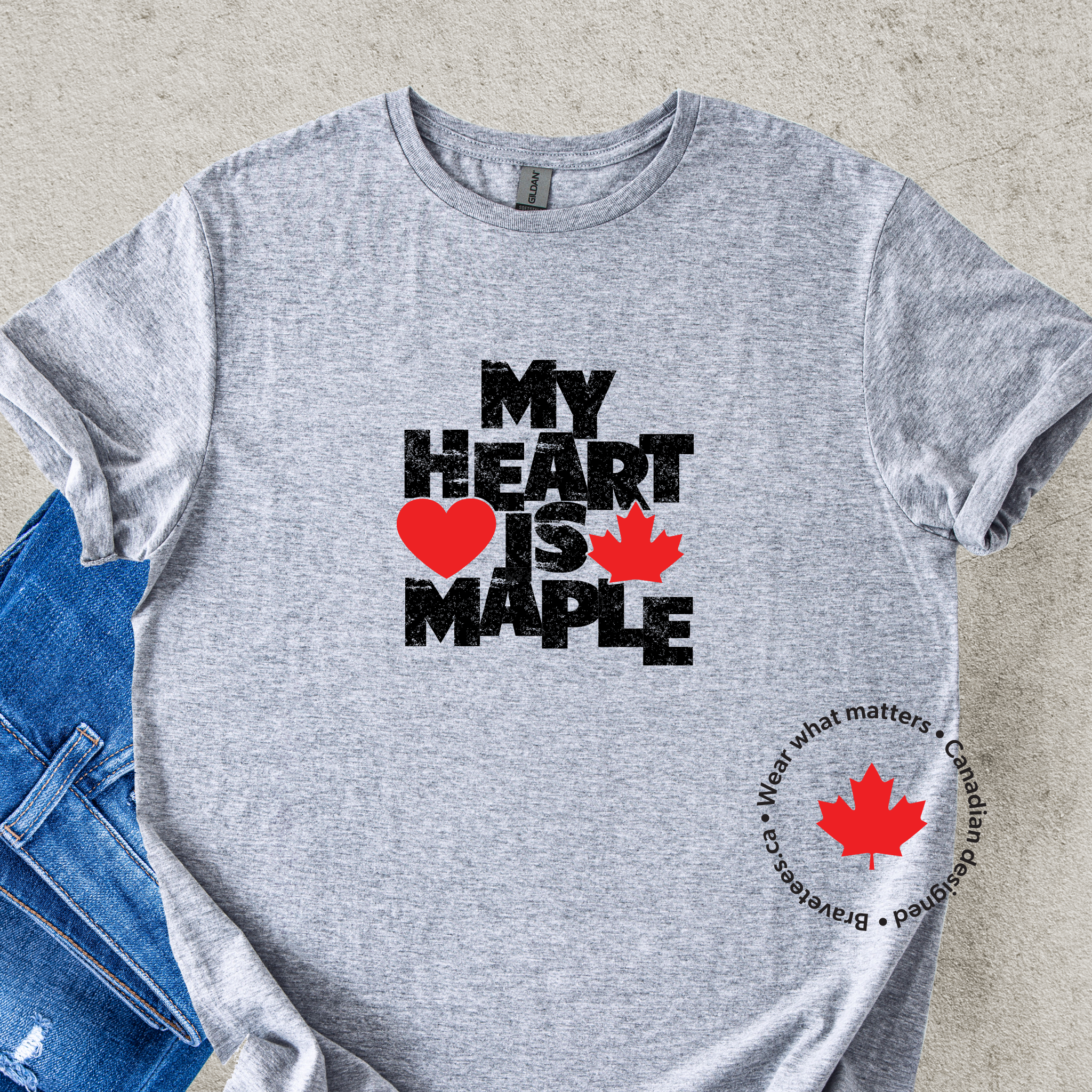 MY HEART IS MAPLE Tee