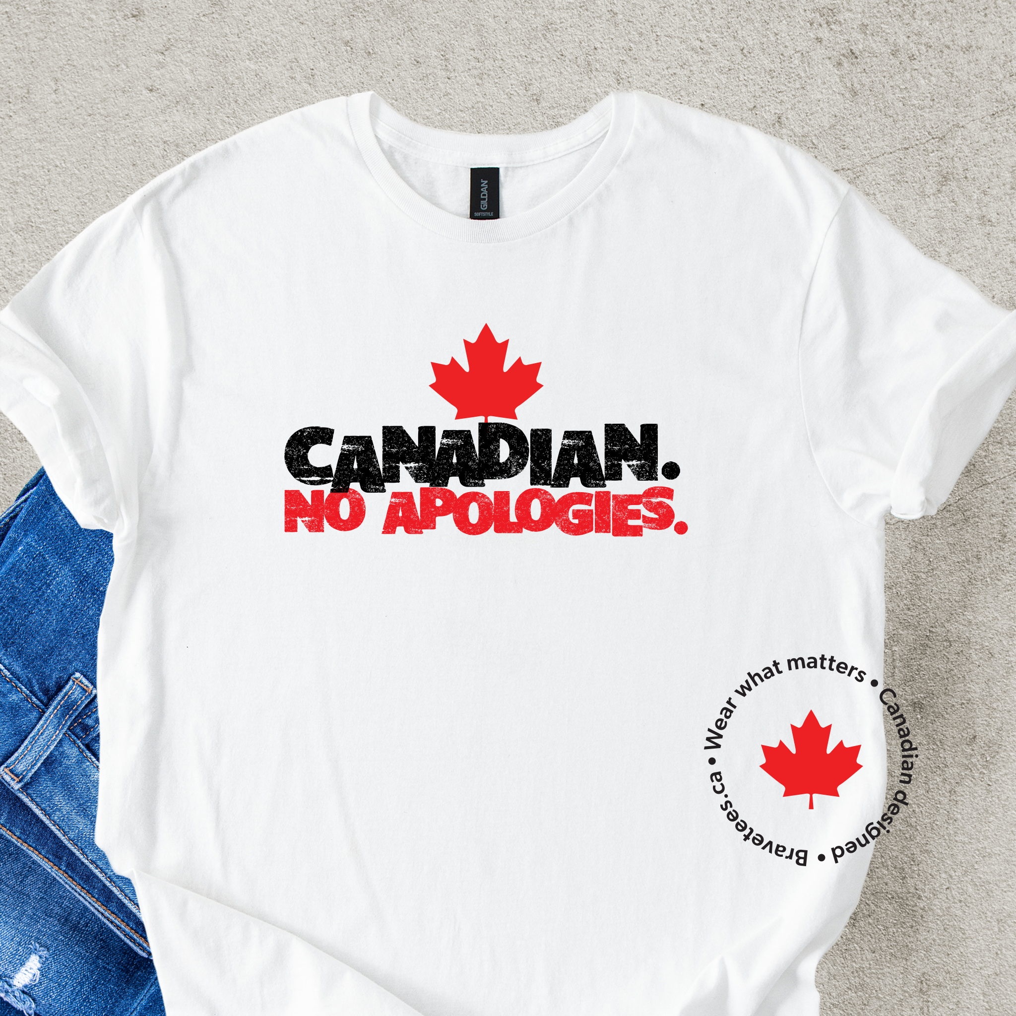 CANADIAN. NO APOLOGIES. T-shirt